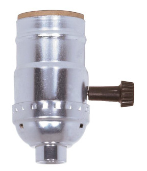 3 Terminal (2 Circuit) Turn Knob Socket With Removable Knobs; 1/8 IPS; Aluminum; Nickel Finish; (27|80/1009)