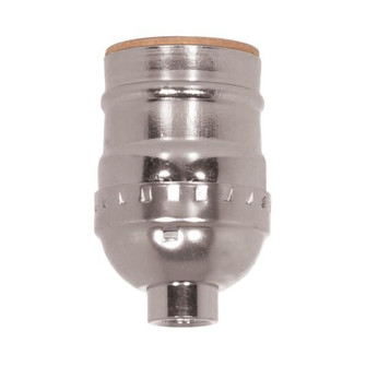 Short Keyless Socket; 1/8 IPS; Aluminum; Nickel Finish; 660W; 250V (27|80/1011)