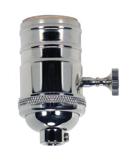 3 Way (2 Circuit) Turn Knob Socket w/Matching Finish Removable Knob (27|80/1047)