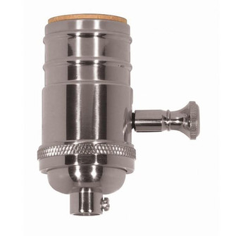 150W Full Range Turn Knob Dimmer Socket With Removable Knob; 1/8 IPS; 4 Piece Stamped Solid Brass; (27|80/1065)