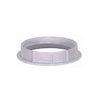 White Die Cast Ring for Threaded Socket; 1-1/2'' Inner Diameter; 2'' Outer Diameter (27|80/1074)