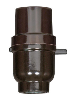 Push Thru Socket; Phenolic; Smooth; 1/8 IP Cap With Metal Bushing; Less Set Screw; 2-7/8'' (27|80/1110)