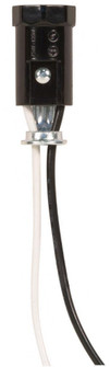 Phenolic Candelabra Sockets with Leads (27|80/1145)