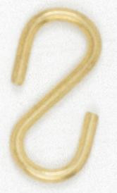 Brass Plated S-Hook; 1-1/4'' (27|90/009)