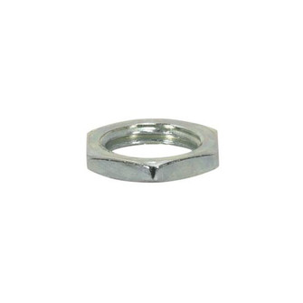 Steel Locknut; 1/4 IP; 11/16'' Hexagon; 1/8'' Thick; Unfinished (27|90/1038)