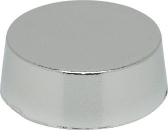 1'' Plain Knob; 1/8 IP; 3/8'' Height; Polished Chrome Finish (27|90/1051)