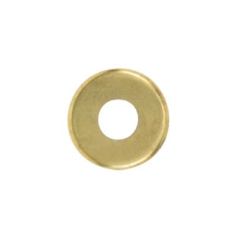 Turned Brass Check Ring; 1/8 IP Slip; Burnished And Lacquered; 1-1/4'' Diameter (27|90/1091)