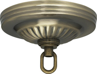 Ribbed Canopy Hanger Kit Diameter 5'' Center Hole 1 1/16'' with 1yd. 8 gauge chain; (27|90/1099)