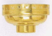 Aluminum Cap With Paper Liner; 1/8 IPS Sideout Hole; Less Set Screw; Brite Gilt Finish (27|90/1147)