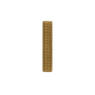 1/8 IP Solid Brass Nipple; Unfinished; 2'' Length; 3/8'' Wide (27|90/1189)