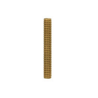 1/8 IP Solid Brass Nipple; Unfinished; 3'' Length; 3/8'' Wide (27|90/1192)