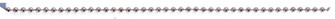 #3 Beaded Chain; 3/32'' Diameter; 250 Foot Spool; Nickel Finish (27|90/123)