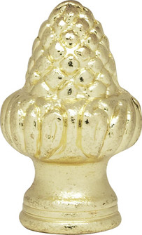 Acorn Finial; 1-1/2'' Height; 1/8 IP; Polished Brass Finish (27|90/133)