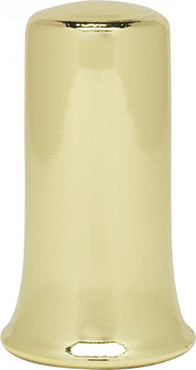 Steel Finial; 1/4-27; 1-1/2''; Brass Plated (27|90/137)