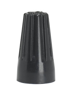 Wire Connector With Spring Inserts; For High Heat 150C Supply Wire; 300V; Black Finish; 2 #18 Max (27|90/1418)