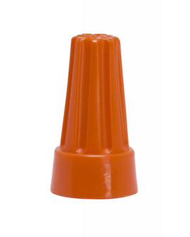 Wire Connector With Spring Inserts; For 105C Supply Wire; 600V; Medium; Orange Finish; 5 #18 Max (27|90/1419)