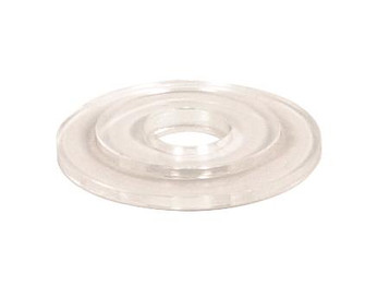 Plastic Crystal Washer; 1-1/4'' Diameter With Lip; 1/8 IP Slip (27|90/1429)