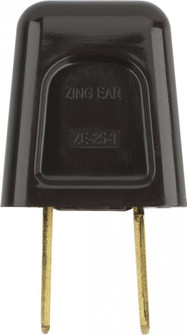 Quick Connect Plug; Brown Finish; Polarized; 18/2-SPT-1; 6A; 125V (27|90/1521)