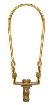 Candelabra Base Bulb Clip; 1/4-27; 2-5/8'' Height; 1'' Diameter; Brass Plated (27|90/1567)