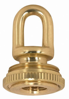 1/4 IP Cast Brass Screw Collar Loops with Ring 1/4 IP Fits 1'' Canopy Hole Ring (27|90/1572)