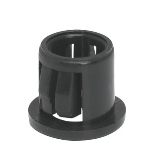 Nylon Snap-In Bushing; For 3/8'' Hole; Black Finish (27|90/158)