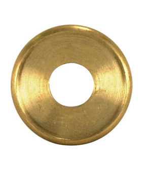 Turned Brass Check Ring; 1/8 IP Slip; Unfinished; 1'' Diameter (27|90/1597)