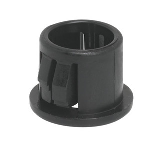 Nylon Snap-In Bushing; For 7/16'' Hole; Black Finish (27|90/161)