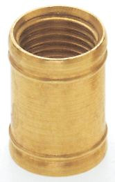 Brass Coupling; 1/2'' Long; 1/8 IP; Burnished And Lacquered (27|90/162)