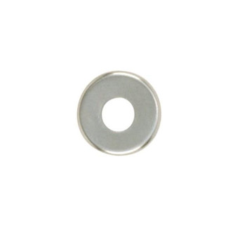 Steel Check Ring; Curled Edge; 1/8 IP Slip; Nickel Plated Finish; 1-3/4'' Diameter (27|90/1644)