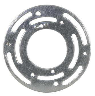Round Universal Crossbar; 4'' Round; Screw Holes; 2-3/4'' x 3-1/2'' Center To Center (27|90/1650)