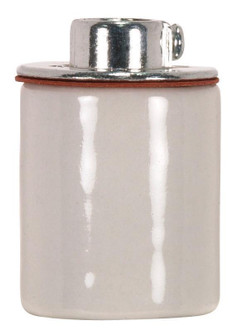 Keyless Porcelain Socket With Metal 1/4 IPS Cap; CSSNP Screw Shell; Glazed; 660W; 250V; 200/10 (27|90/1706)
