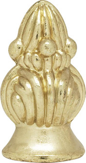 Bud Finial; 1-3/8'' Height; 1/8 IP; Polished Brass Finish (27|90/1723)