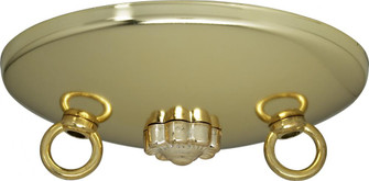 Bath Swag Canopy Kit; Brass Finish; 5'' Diameter; 3- 7/16'' Holes; Includes Hardware; 10lbs (27|90/194)