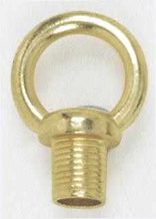 1'' Male Loop; 1/8 IP With Wireway; 10lbs Max; Brass Plated Finish (27|90/200)