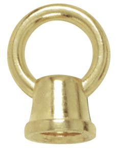 1'' Female Loops; 1/8 IP With Wireway; 10lbs Max; Brass Plated Finish (27|90/201)