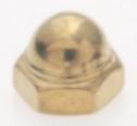 Cap Nut; 8/32; Brass Plated Finish (27|90/208)