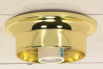 3-1/4'' Wired Holder; Brass Finish; Includes Hardware; 60W Max (27|90/230)