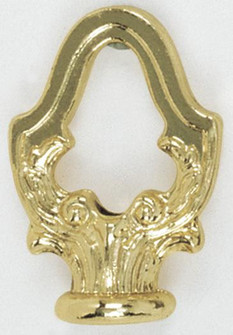 2'' Die Cast Fixture Loops; 1/8 IP With Wireway; 20lbs Max; Brass Plated Finish (27|90/253)