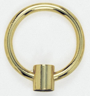 2'' Die Cast Fixture Loop; 1/8 IP With Wireway; 20lbs Max; Brass Plated Finish (27|90/263)