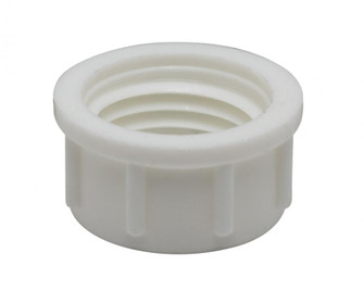 Plastic Bushing; 1/4 IP Female; White Finish (27|90/323)