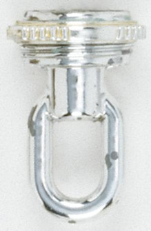 1/4 IP Matching Screw Collar Loop With Ring; 25lbs Max; Chrome Finish (27|90/337)
