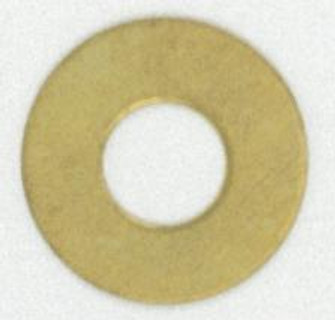 Light Steel Washer; 1/8 IP Slip; 24 Gauge; Brass Plated Finish; 1'' Diameter (27|90/385)