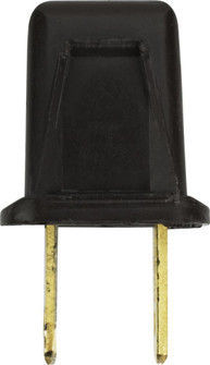 Attachment Plug; Polarized; 18/2-SPT-1; 10A-125V; Brown Finish (27|90/394)