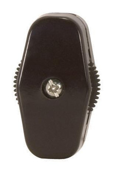 On-Off Cord Switch For 18/2 SPT-1; 6A-125V, 3A-250V, 3A-120V, 3A-125V; Brown Finish (27|90/506)