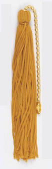 Tassel; Gold; 5'' Length; With Beaded Chain (27|90/521)