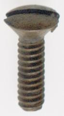 Steel Switchplate Screw; 6/32; Antique Brass Finish; 1/2'' Length (27|90/535)