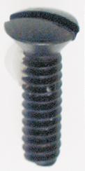 Steel Switchplate Screw; 6/32; Black Finish; 1/2'' Length (27|90/536)