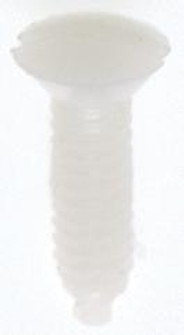 Plastic Switchplate Screw; 6/32; White Plastic; 1/2'' Length (27|90/537)