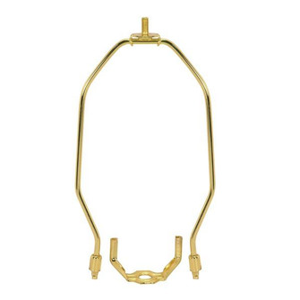 Heavy Duty Harp; Polished Brass Finish; 12-1/2'' Height; 1/8 IP Saddle; 1/4-27 Thread; 125 Carton (27|90/557)