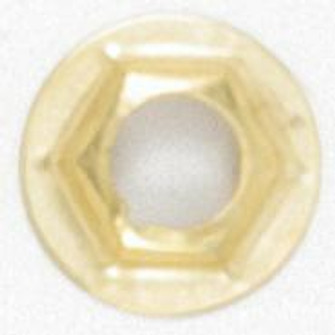 Steel Pal Nut; 1/8 IP; Brass Plated Finish (27|90/594)